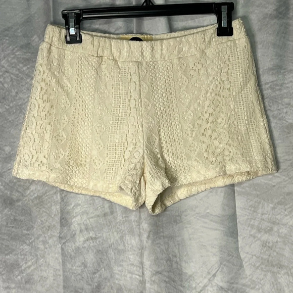 Girl Revolution Lace Overlay Short Shorts - size Medium - Picture 1 of 8